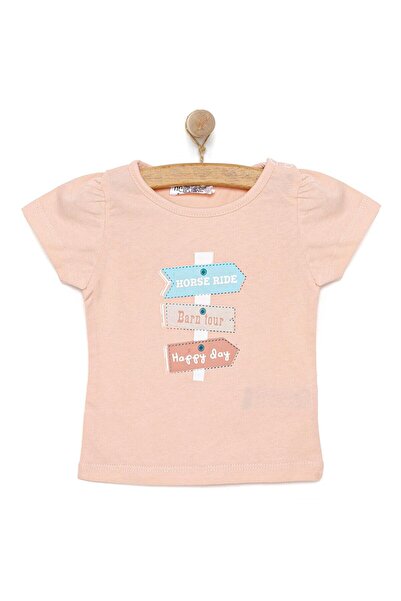 ebebek Hello Baby HelloBaby Basic Text με τύπωμα Μπλουζάκι για κοριτσάκι