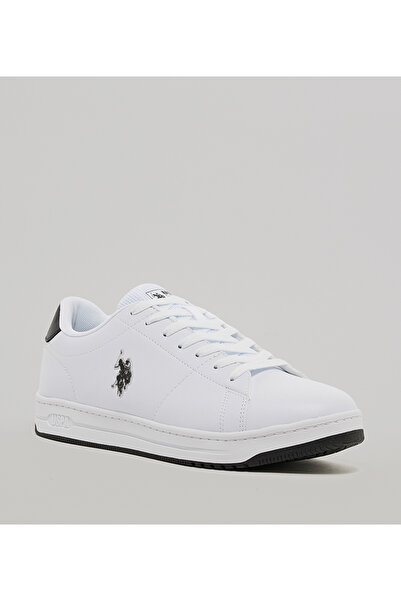 U.S. Polo Assn. حذاء رياضي رجالي أبيض من سكوتي مين