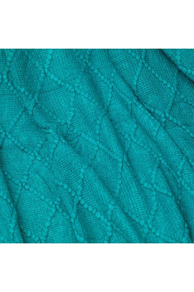 Alhabib bedding Dan Shawl Light Blanket Dark Green 130 x 170 cm