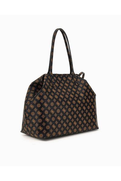 Guess Eco Victoria Large Monogram Shoulder Bag
