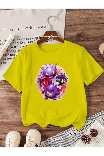 oneagılyazı Gengar Štampano Deci Oversize kroj T-shirt