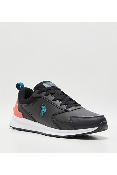 U.S. Polo Assn. 3W OLIVER 3PR Black Men's Sneakers