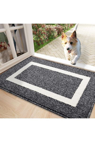 Keyfi Sepet Covoraș de baie magic absorbant de apă cu bază anti-alunecare Covoraș de abluție rotund 3,5 mm 40x60