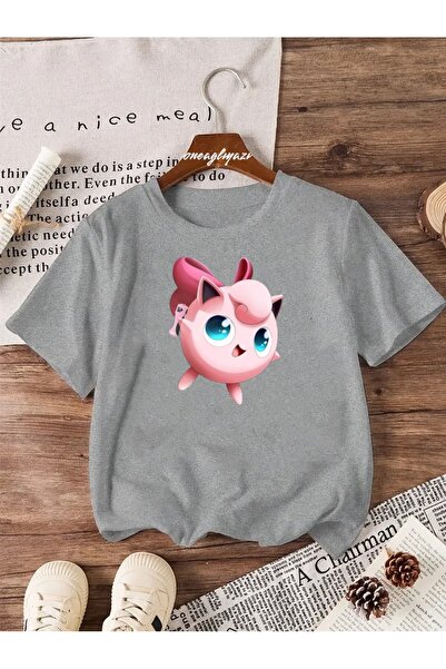 oneagılyazı Jiggly Puff Printed Children's Oversize T-Shirt