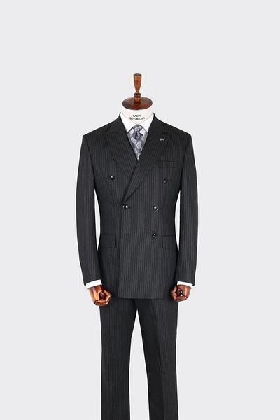Kadir Büyükkaya Double-Breasted Suit-Kax1279W