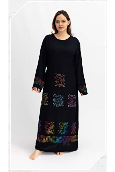BYB Yeni sezon batik desen tam boy yazlık elbiser