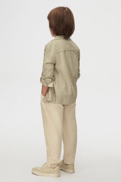 nk kids Риза за момче, каки 48521