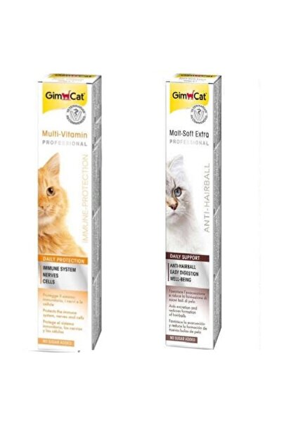 Gimcat Malt-soft-extra Tüy Yumağı Kontrol Maltı - Multivitamin 12 Paste  20 Gr  Eko 2 Li Paket