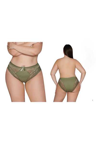 yeşil iç giyim Büyük Beden Dantel Külot