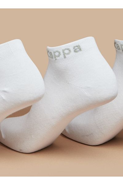 Kappa جوارب رياضية سادة بطول الكاحل - طقم من 5 قطع