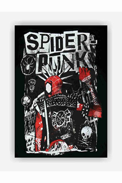 fırsatlar diyarı Spider Punk Kağıt Poster - Çerçevesiz