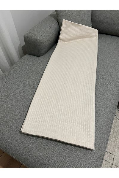 evimrenk Beige Knitted Textured Pique Single 100% Natural Cotton - 160 X 230