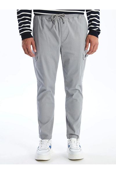LC Waikiki Xside Gray Standard Fit Men's Cargo Pants