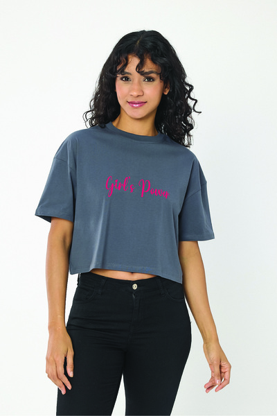 By Caspita Fashion Lenithra Ženska Oversize kroj Slatka Štampano Dimljena Skr...