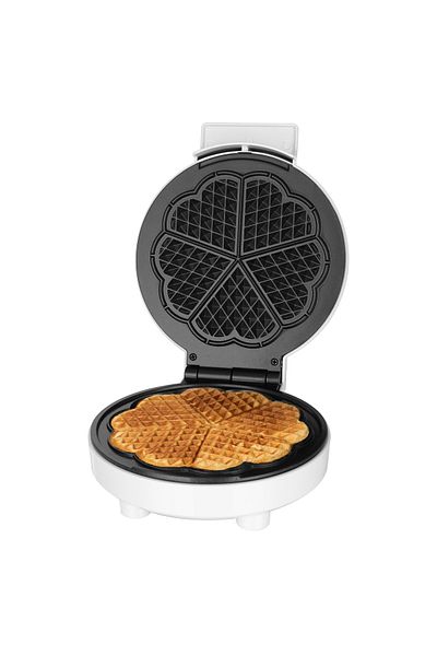 STARCREST Aparat pentru preparat vafe STARCREST WM-1910, 1000 W, 5 vafe, Placi antiaderente, Alb