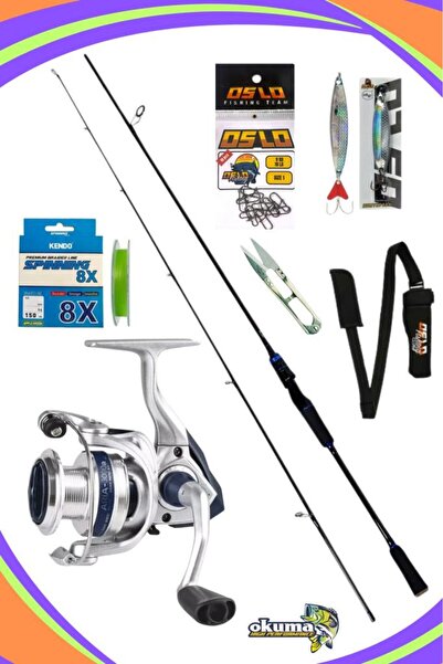 Oslo Legend 270cm 7-40gr Okuma Aria C4000a 8X Spin Olta Seti