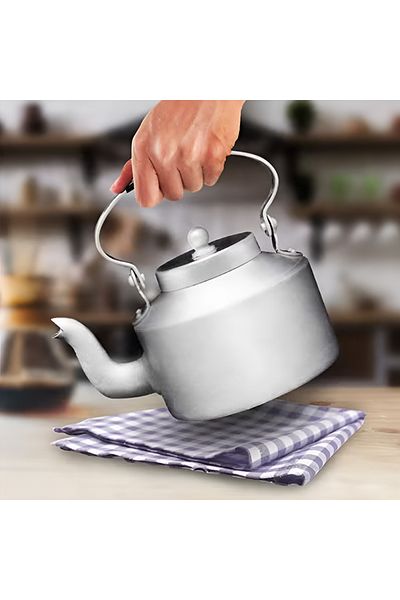 Generica Castel Aluminum Teapot, 18"