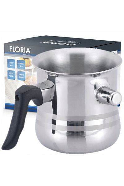 Floria Floria ZLN1802 stainless steel milk pot with whistle, 3l