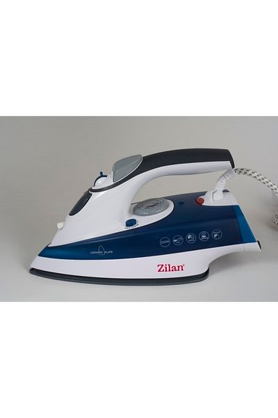 Zilan Home ZILAN ZLN8082 ceramic soleplate iron, 2200W, steam and dry ironing, self-cleaning function