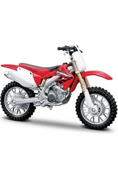 PeriYedi Motorcycle 1:18 Motor Honda Crf450R Red