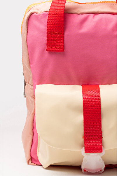 ICONE BAG Icone Bag for Girl - Double Color, Lock Detail, Hand and Shoulder Portable Small Backpack