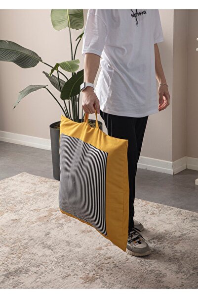 Ottoson Dekoratif Çok Amaçlı Kare Yer Salıncak Balkon Minderi