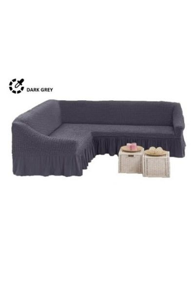smart home 6 Seater L Shape Stretch Fabric Sofa Cover with Attractive Bubble Pattern Exquisite Details