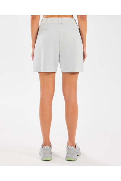 SKECHERS W Lounge Regular 5 Inch Sweatshort Kadın Gri Şort S2510059-035