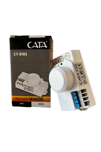 Cata Ct-9185 مستشعر حركة رادار 360 درجة 1200 وات
