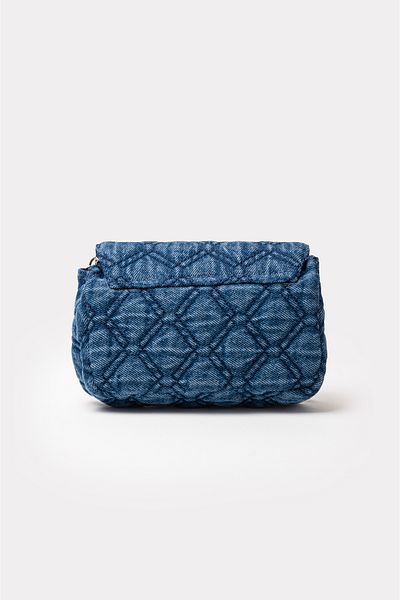ICONE BAG Geantă matlasată pentru femei - Geantă de zi cu zi cu cusături și curea cu lanț