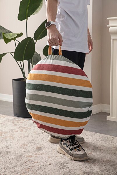 Ottoson Dekoratif Çok Amaçlı Iç Dolgulu Yer Minderi