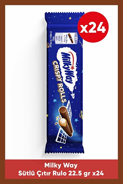 Milkyway MILKY WAY SÜTLÜ ÇITIR RULO 22.5G x 24