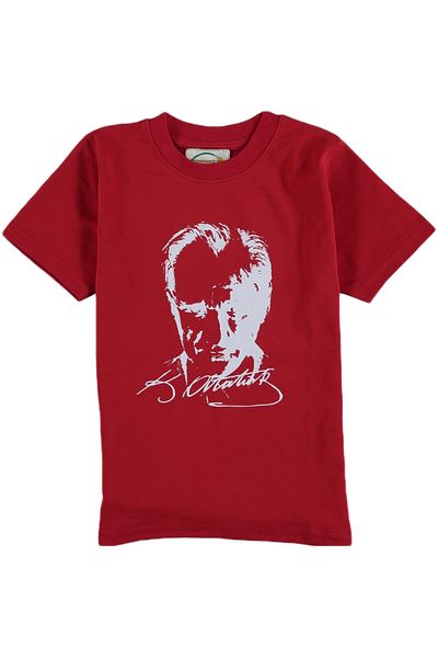 HRN Unisex Black Mustafa Kemal Atatürk Printed T-shirt