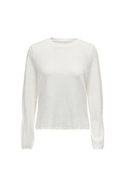 ONLY Екрю жіноча сезонна блуза 15302823