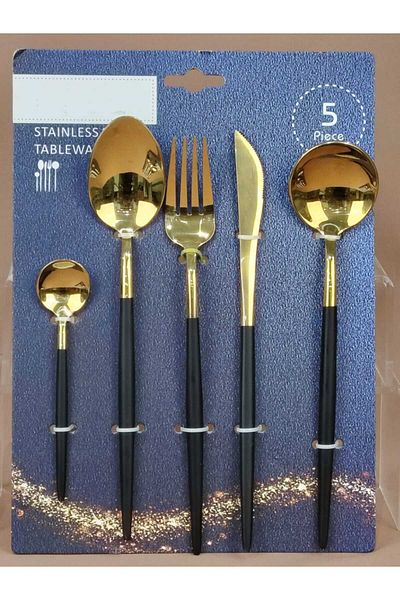 AR HOME 30 Piece Stainless Steel Cutlery Set for 6 People