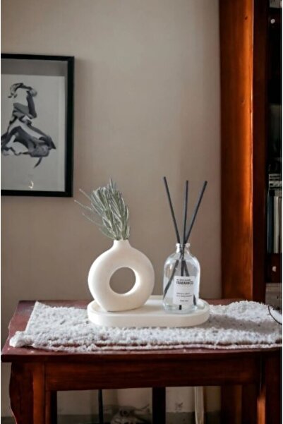 aymumi home Dekoratif Halka Minyatür Vazo 100 ML Fresh Soft Oda Kokusu Set