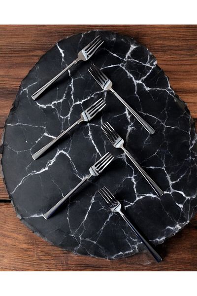 shop 18 Pcs Dining Fork Stainless Steel 1St Quality Luxury Stick Model