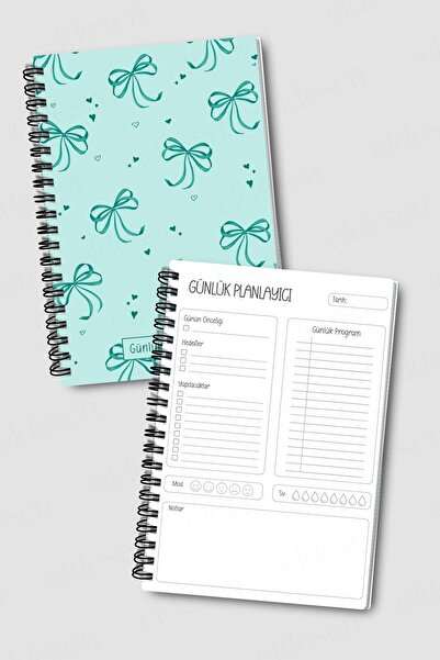 Eldesen Tasarım 3-Pack Planning Set, Daily Planner, Weekly Planner, To-Do, Academic Agenda