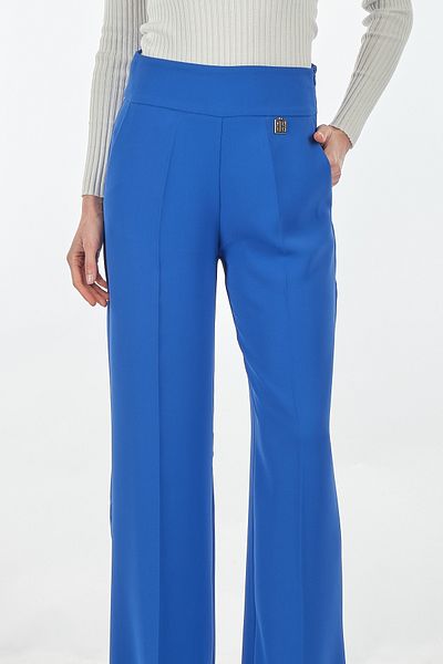 EXPLOSION Wide Leg High Waist Green Women's Trousers22242230