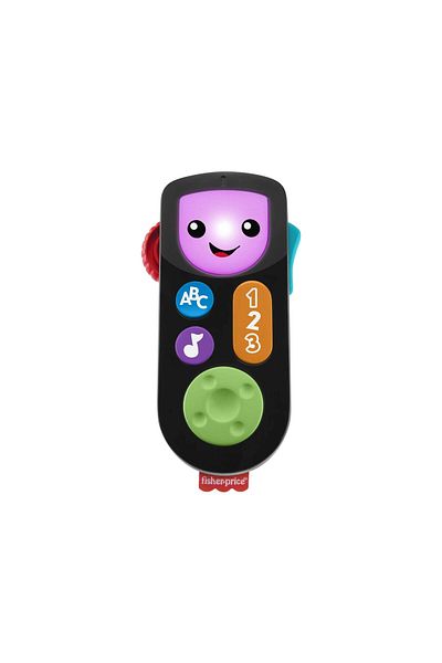 FISHER PRICE Fisher-Price Laugh & Learn Stream Remote - UK English Edition, electronic pretend toy