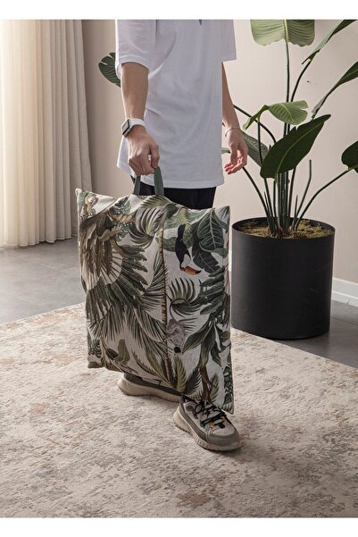 Ottoson Dekoratif Çok Amaçlı Kare Yer Salıncak Balkon Minderi