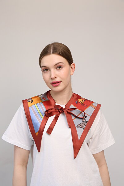 Jack Ferrero Yeni Stil Omuz Şalı Fular Desenli