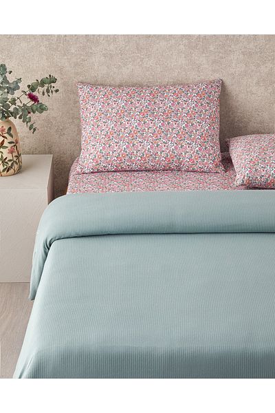English Home Floret Bloom Soft Single Poszewka na kołdrę 150x220 cm Różowy