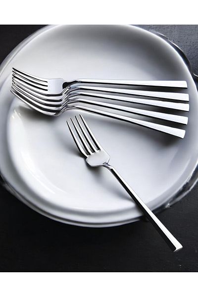shop 18 Pcs Dining Fork Stainless Steel 1St Quality Luxury Stick Model