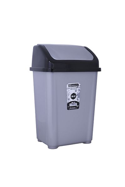 Generic 20L Plastic Swing Lid Wastebasket
