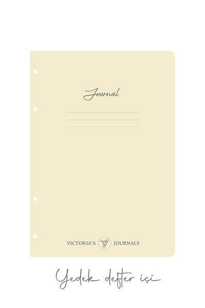 Victoria's Journals Ringo Mechanismed Notebook A5 14,8X21Cm 96 Sheets 100 Grams