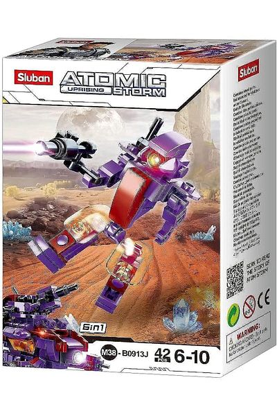Sluban ATOMIC STORM(Uprising)-White Monster 42p (M38-B0913J) (6004685)