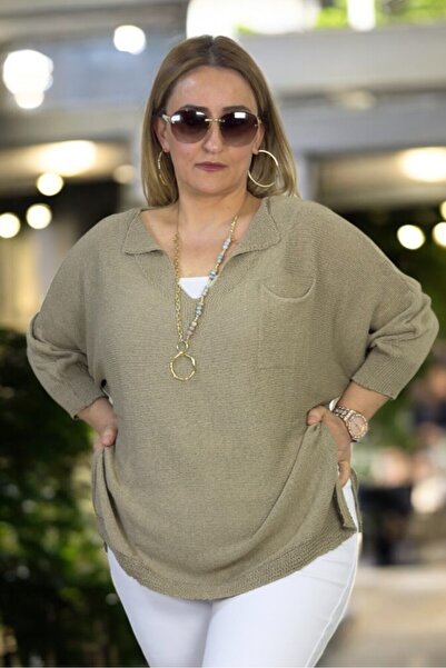 yagmurberen Approximate Size Italian Mercerized Blouse Sweater