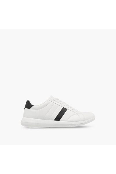 LBL by Shoexpress Stripe Detail Lace-Up Sneakers