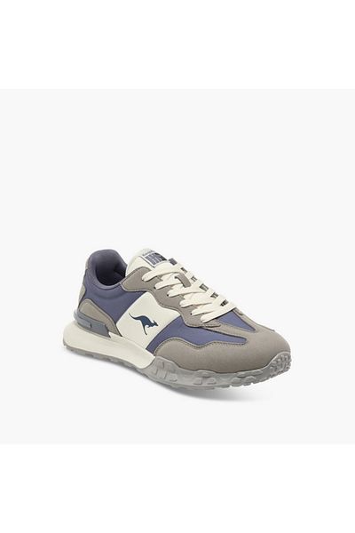 Kangaroos Men's Logo Detail Sports Shoes with Lace-Up Closure